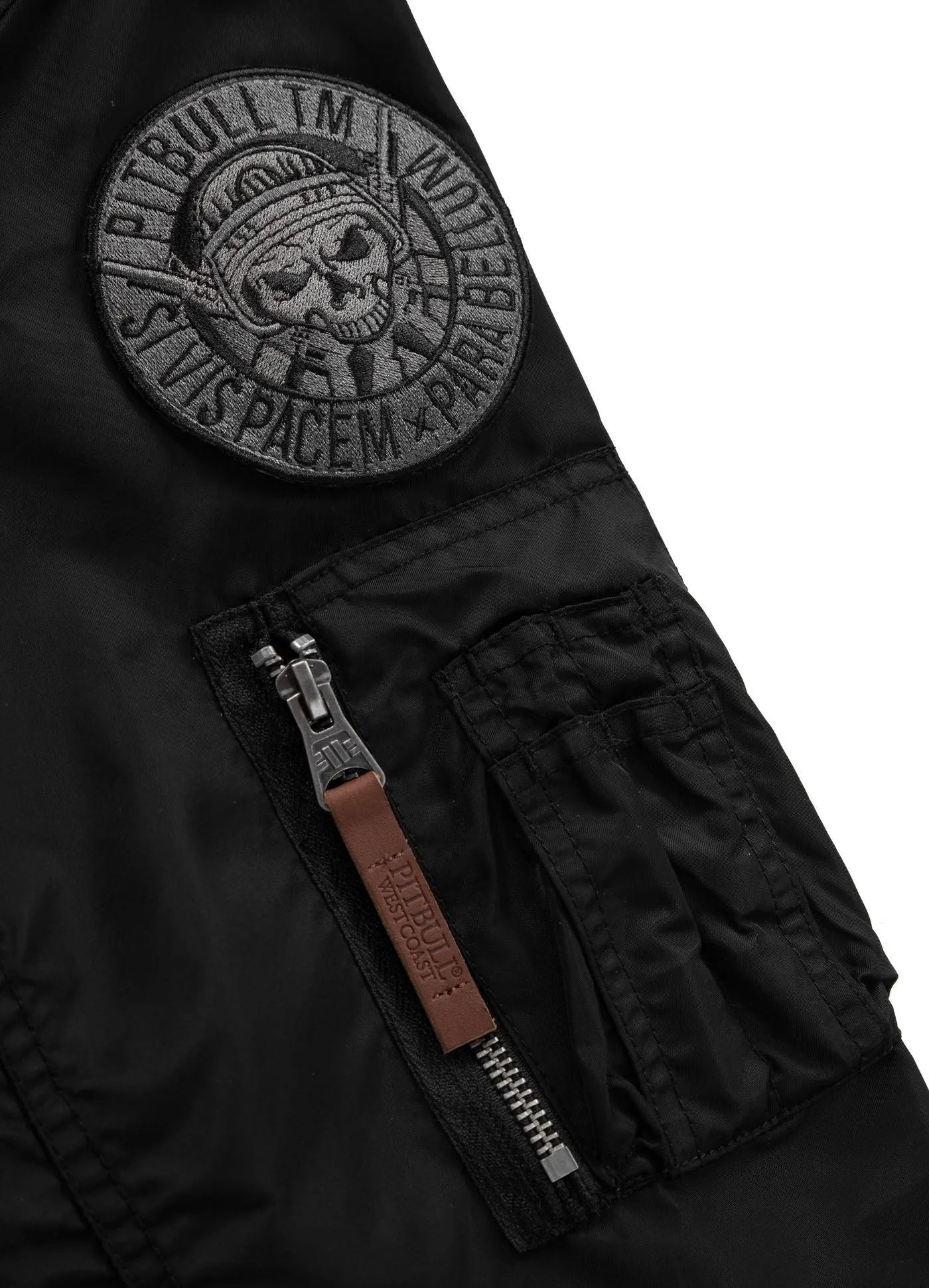 MA-1 Logo Bomber Jacket - Black