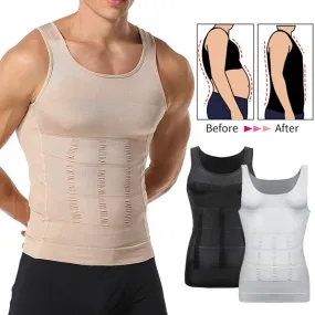 Men's Compression Slimming Vest Shapewear Shirt