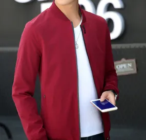 Mens Drawstring Bomber Jacket