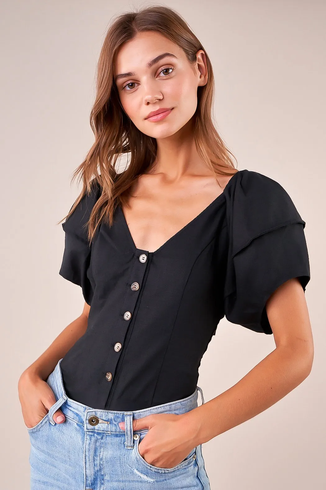 Mirabelle Puff Sleeve Bodysuit