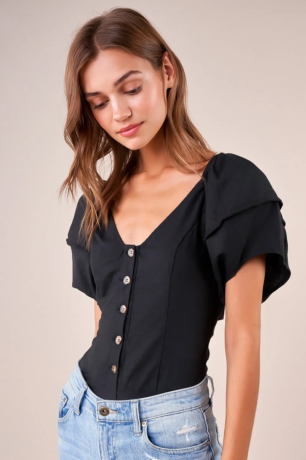 Mirabelle Puff Sleeve Bodysuit
