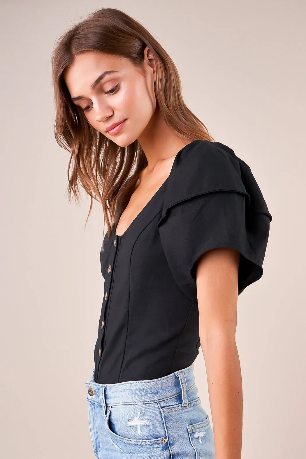 Mirabelle Puff Sleeve Bodysuit