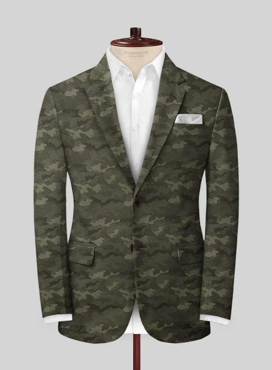 Modern Green Camo Jacket