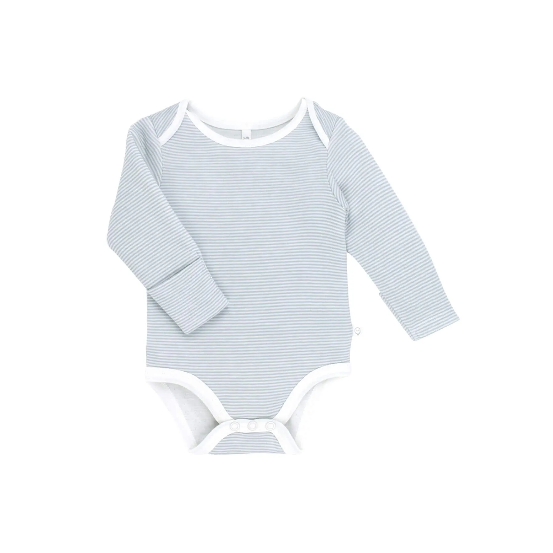MORI Long Sleeve Bodysuit (Blue Stripe)