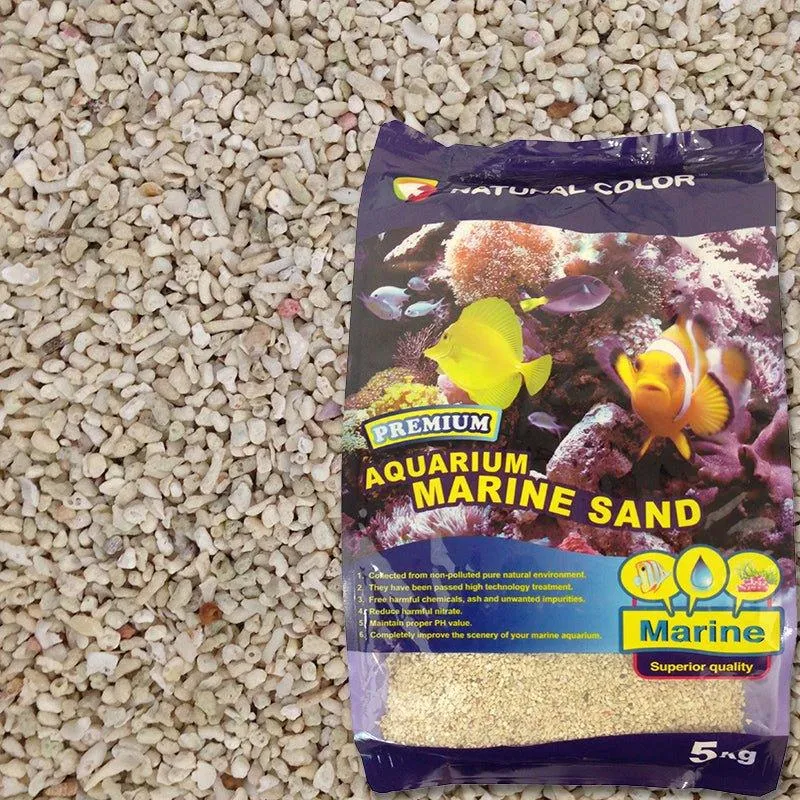 Natural Color Aquarium Reef Marine Sand DRY 2-4mm 5kg