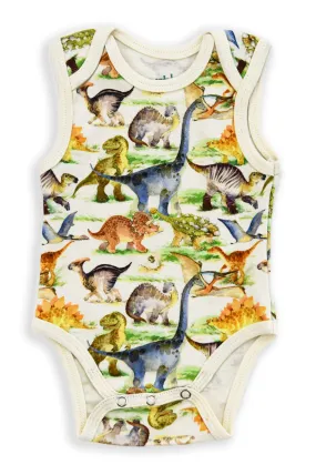 Organic Cotton Sleeveless Baby Bodysuit, Scout