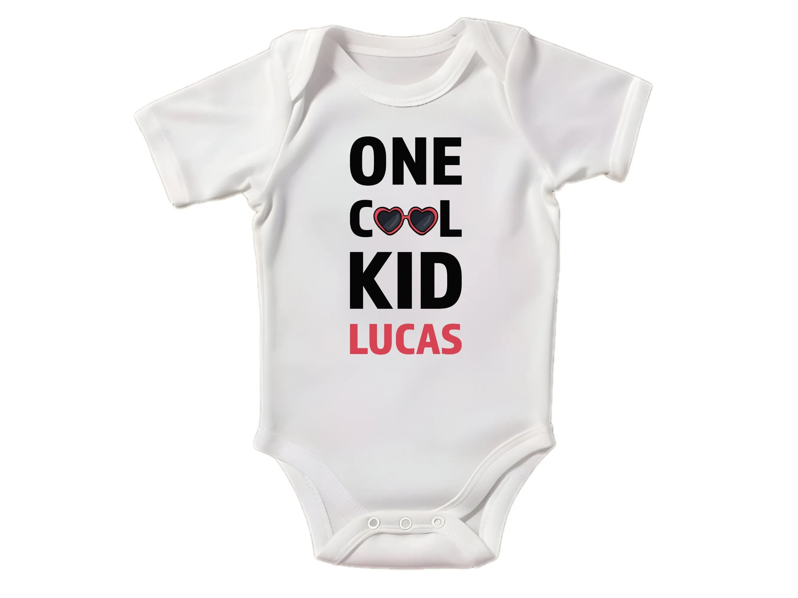 Personalized Long Sleeve Boys, Custom Baby Name, One Cool Kid 1st Birthday