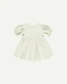 Quincy Mae Darla Dress || Mint Stripe
