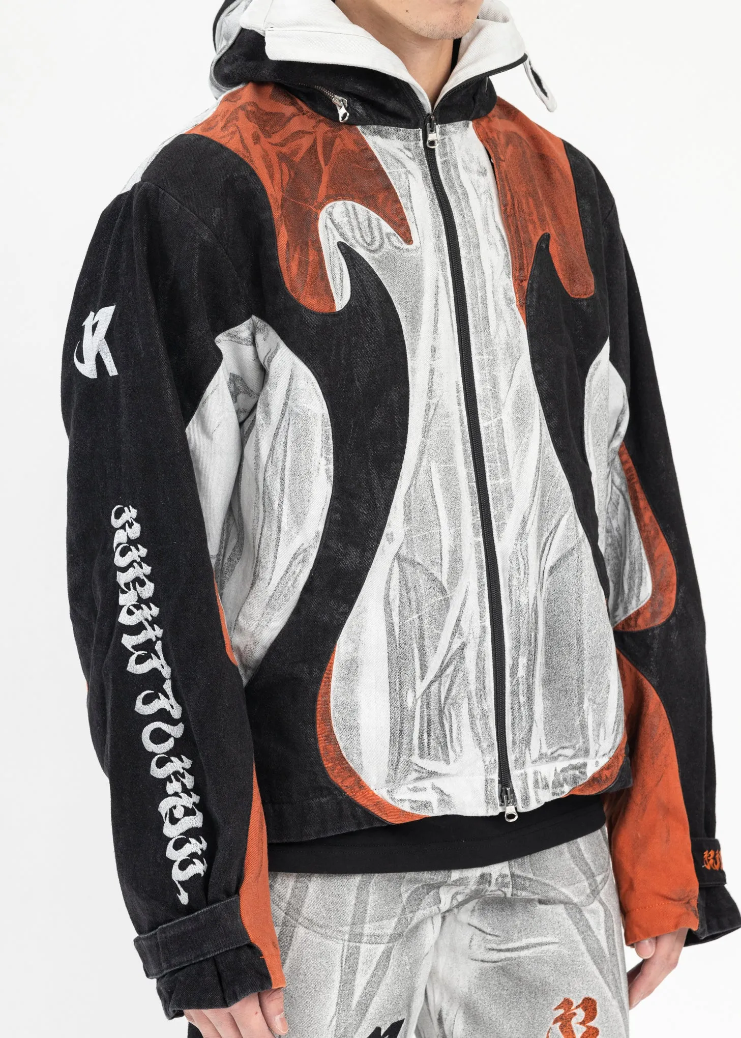 RED RIDER WINDBREAKER JACKET