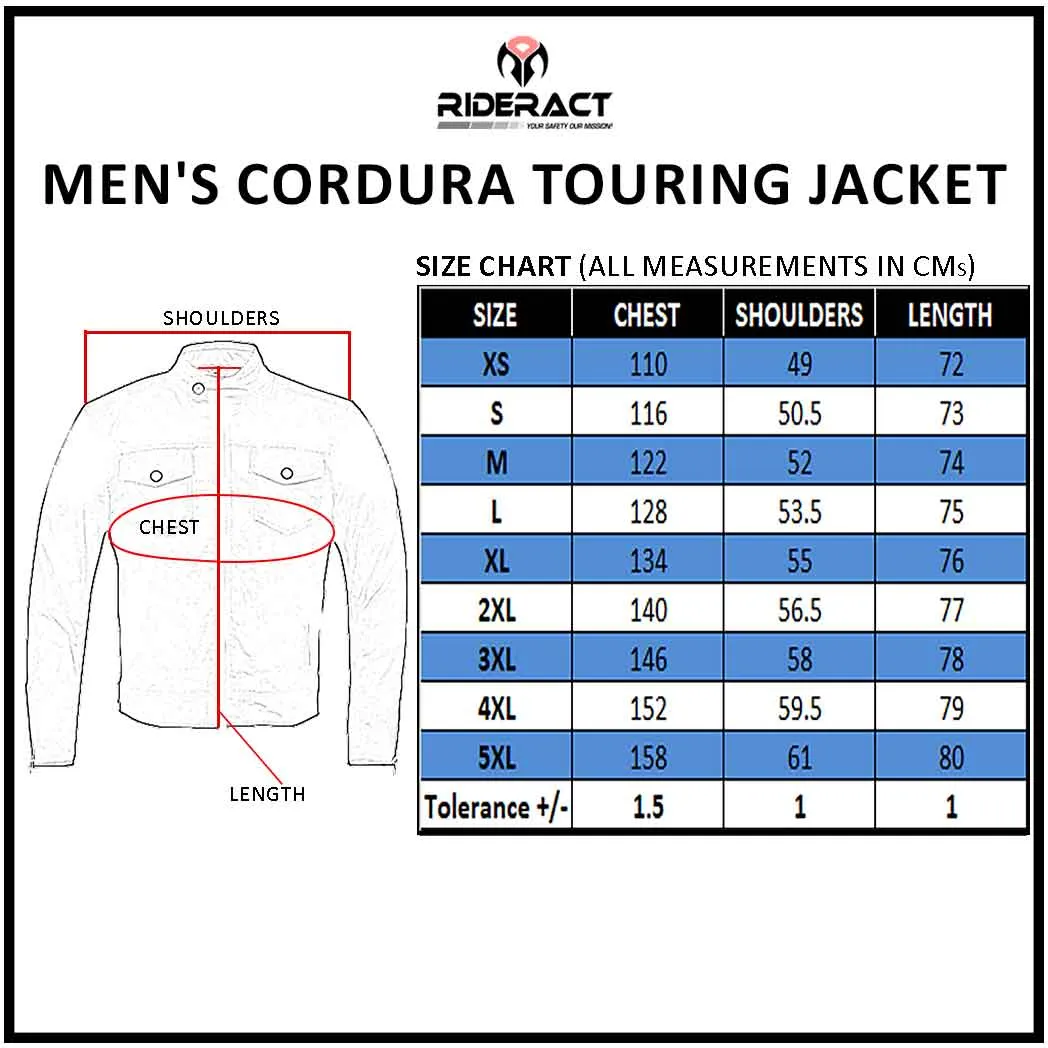 RIDERACT® Touring Motorcycle Jacket Companion Motorbike Jacket