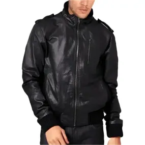 Soft Sheepskin Front-Zipped Bomber Jacket - Stylish & Cozy