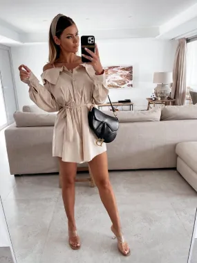 Stylish and Unique Suspender Shirt Dress