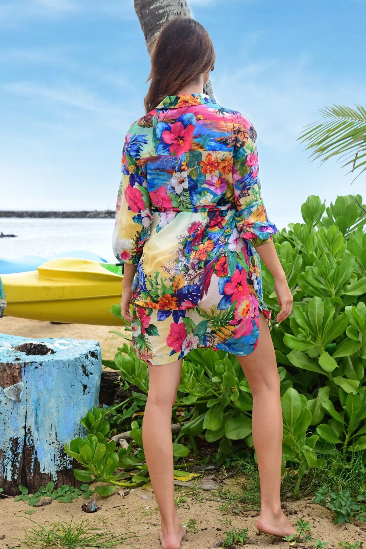 Summer Vibes Shirt Dress