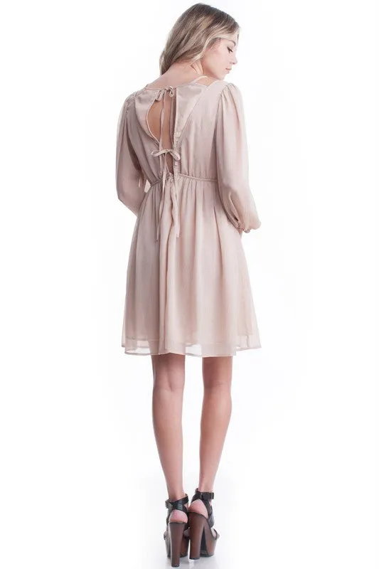 Sweetheart Baby Doll Dress (Cream)