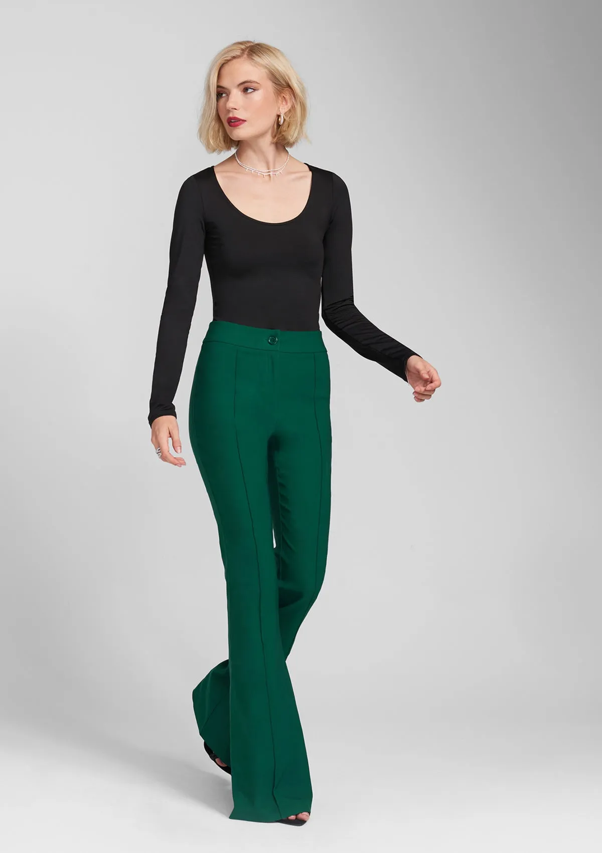Tall High Waist Flare Dress Pant