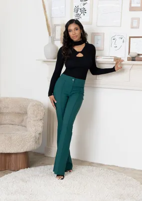 Tall High Waist Flare Dress Pant