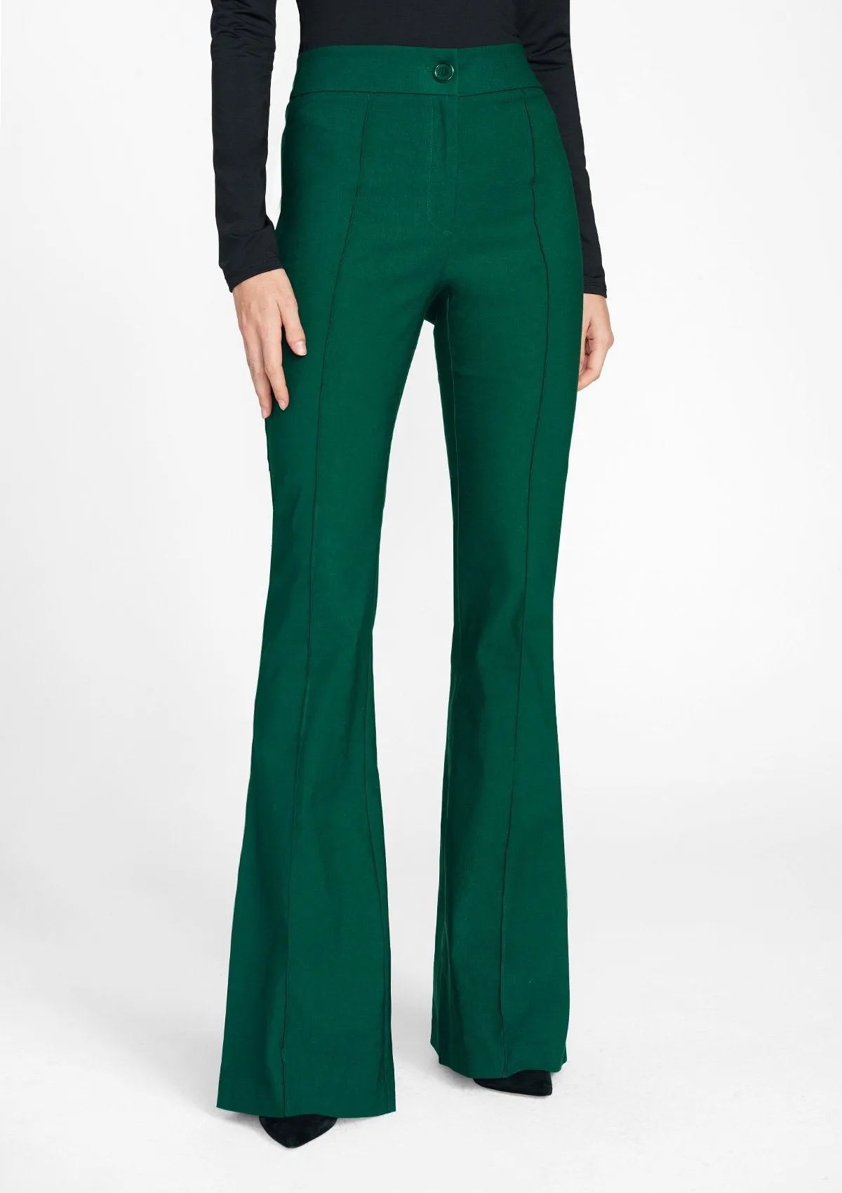 Tall High Waist Flare Dress Pant
