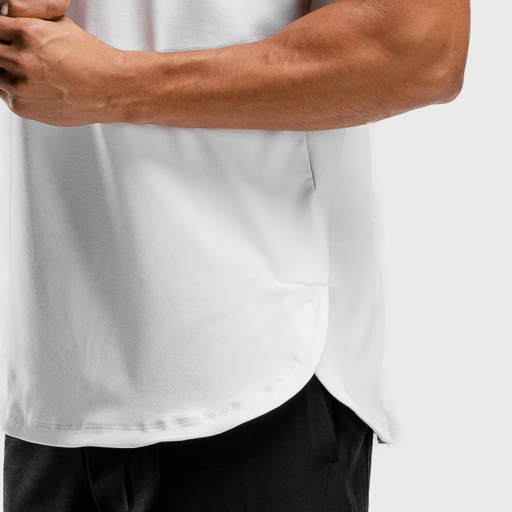 Warrior Cut-Off Tank - Pearl White