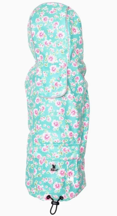 Watercolor Floral London Raincoat