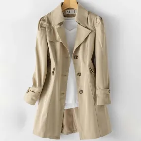 Women's Double-Breasted Trench Coat