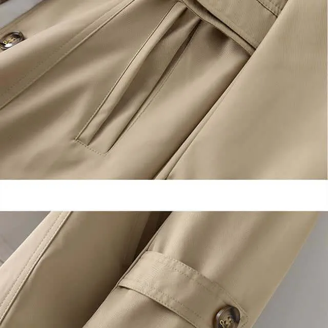 Women's Double-Breasted Trench Coat